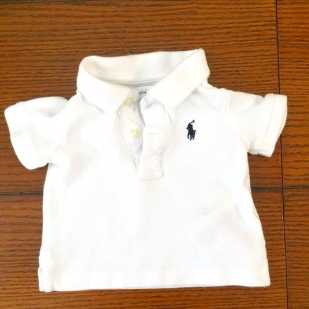 Baby Polo Shirt Sz 3 Mo
